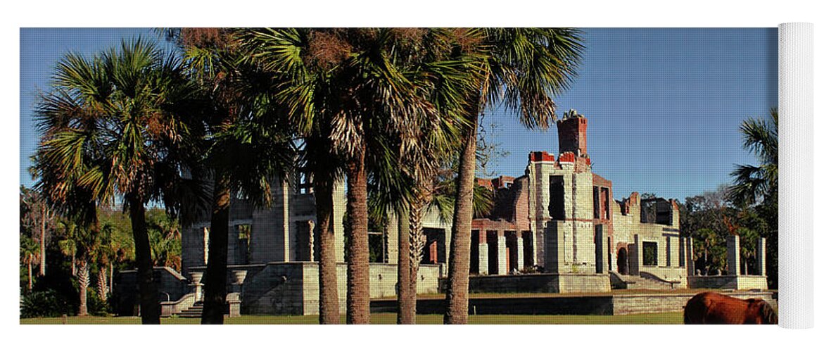 Cumberland Island Yoga Mat featuring the photograph Dungeness by Jessica Brawley