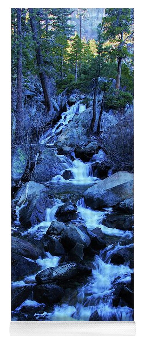 Waterfall Yoga Mat featuring the photograph Eagle Falls Portrait by Sean Sarsfield