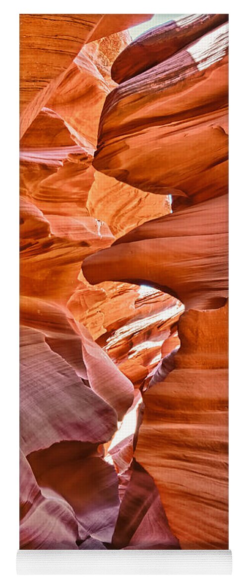 Adler Yoga Mat featuring the photograph Eagle Head - Antelope Canyon by Andreas Freund