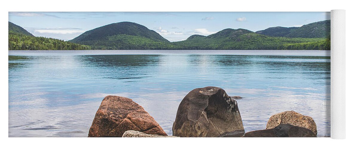 Acadia National Park Yoga Mat featuring the photograph Eagle Lake by Holly Ross
