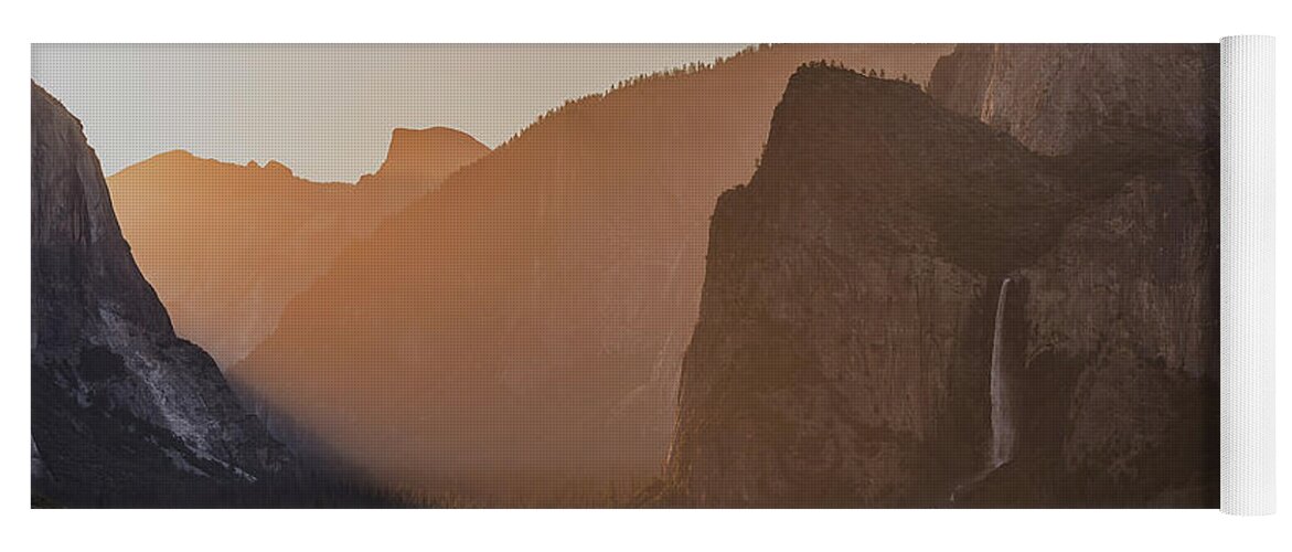 Yosemite Yoga Mat featuring the photograph Early Light On Yosemite by Bill Roberts