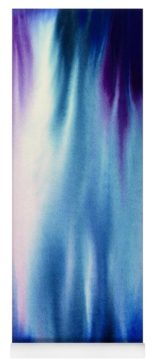 Acrylic Yoga Mat featuring the painting Earth and Sky by Hakon Soreide