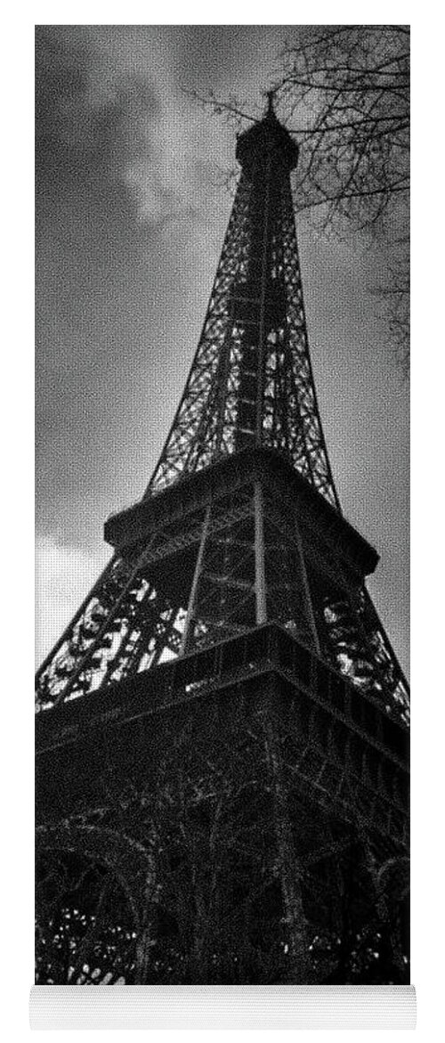 Paris Yoga Mat featuring the photograph Eiffel Tower by Peter J DeJesus