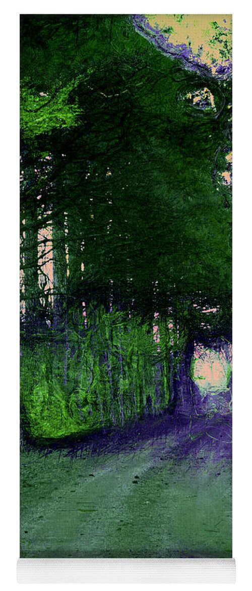 Wooded Path Yoga Mat featuring the photograph Enchanted Way by Julie Lueders 