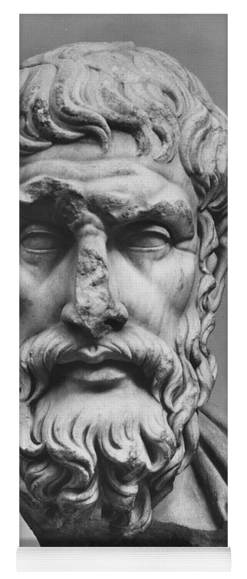 3rd Century B.c Yoga Mat featuring the photograph Epicurus (342?-270 B.c.) by Granger