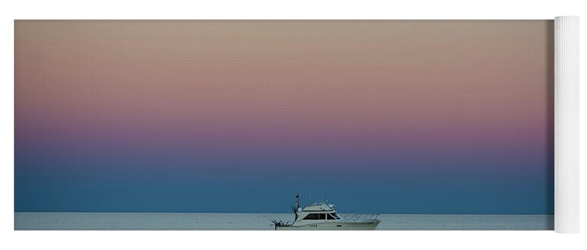 Foxy Lady Charters Yoga Mat featuring the photograph Evening Charter by Dan Hefle
