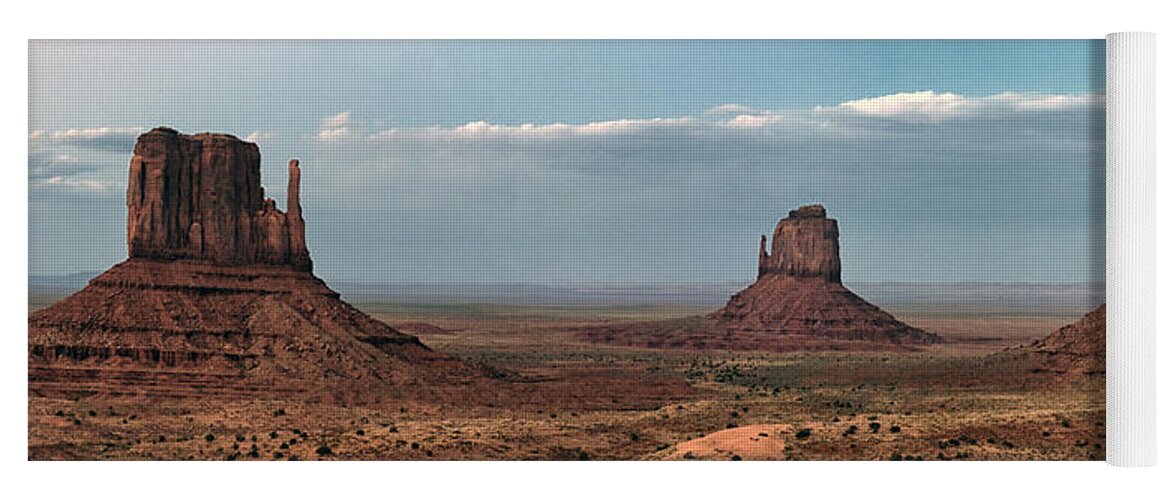Arizona Yoga Mat featuring the photograph Evening View by Robert Fawcett