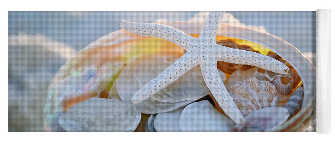 Seashells Yoga Mat featuring the photograph Every Grain of Sand by Melanie Moraga