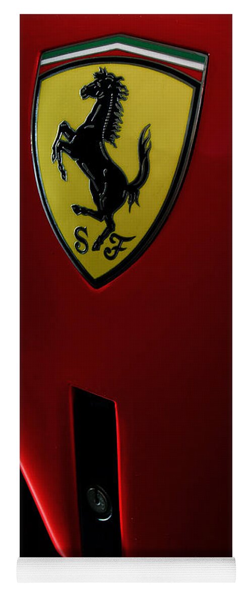 Ferrari Yoga Mat featuring the photograph F40 Prancing Horse by ItzKirb Photography