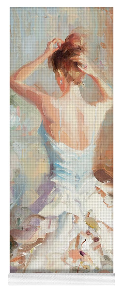 Romance Yoga Mat featuring the painting Figurative II by Steve Henderson