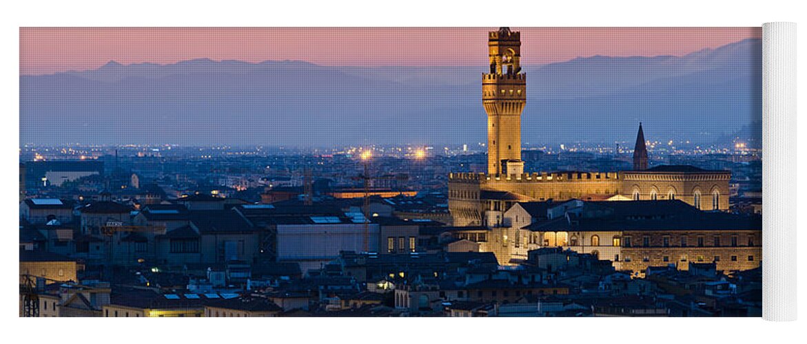 Tourist Yoga Mat featuring the photograph Firenze at Sunset by Pablo Lopez