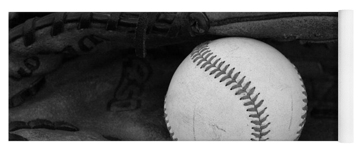 Baseball Yoga Mat featuring the photograph First Love 2 by Leah McPhail