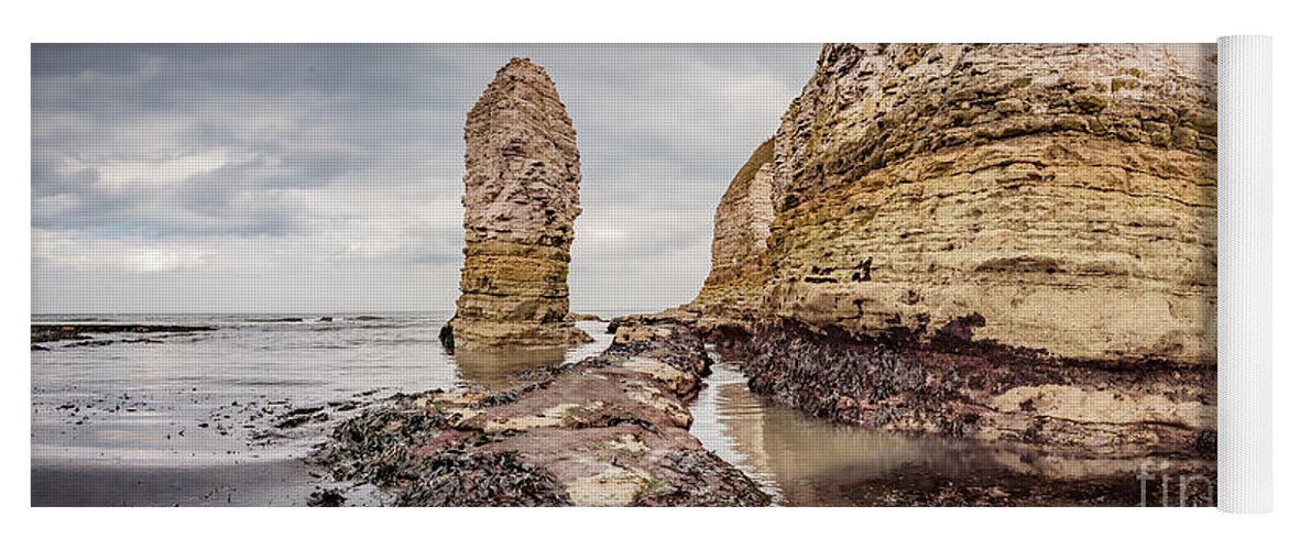 Cliffs Yoga Mat featuring the photograph Flamborough Head, North Yorkshire, UK by Mariusz Talarek