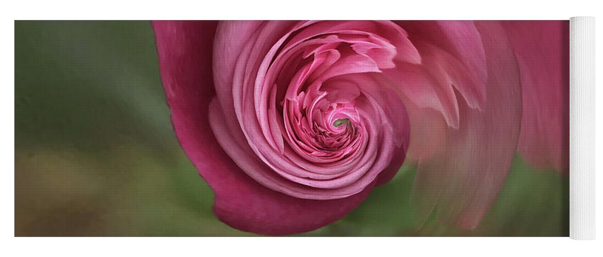 Rose Yoga Mat featuring the photograph Floral fantasy 1 by Usha Peddamatham