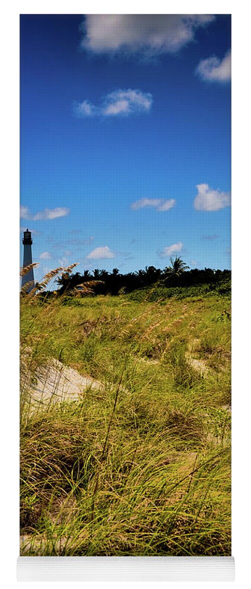 Florida Yoga Mat featuring the photograph Florida Lighthouse by Kelly Wade