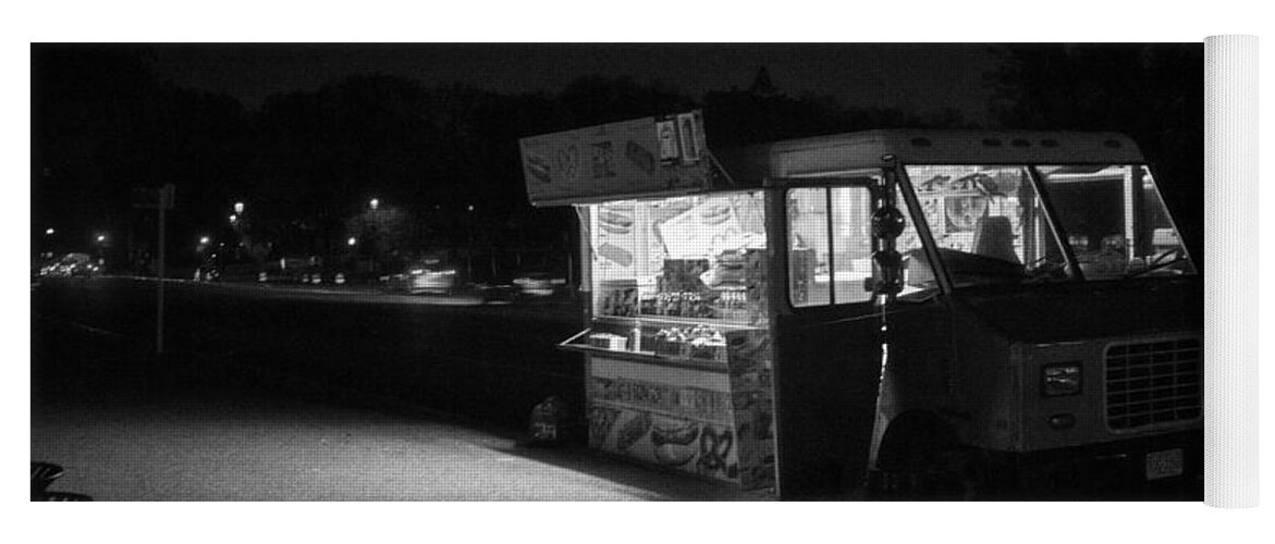 Photo Yoga Mat featuring the photograph Food Truck, Late Hours by Ross Henton