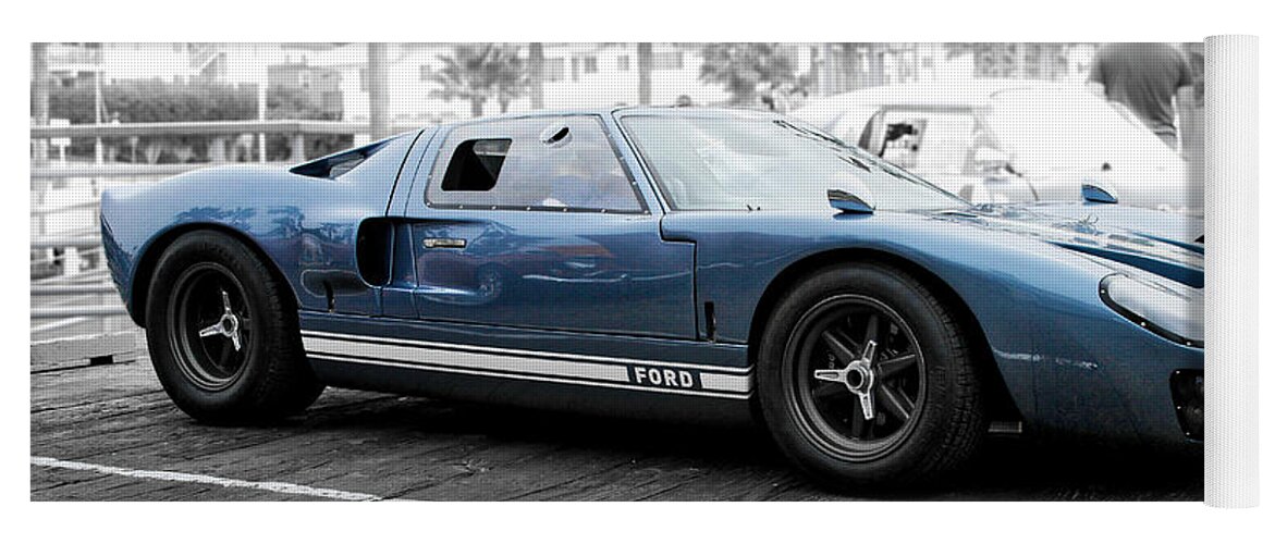 Ford Gt Yoga Mat featuring the photograph Ford G T 40 by Gene Parks