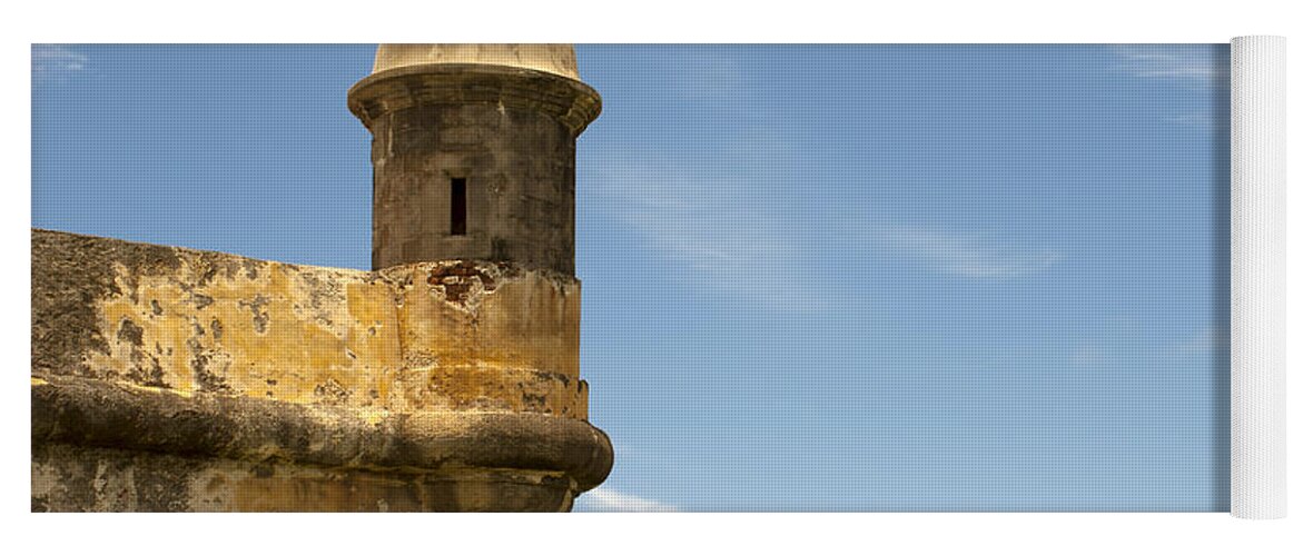 Guerite Yoga Mat featuring the photograph Fort El Morro - San Juan Puerto Rico by Anthony Totah