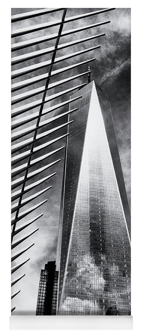 Downtown Yoga Mat featuring the photograph Freedom Tower by Frank Winters
