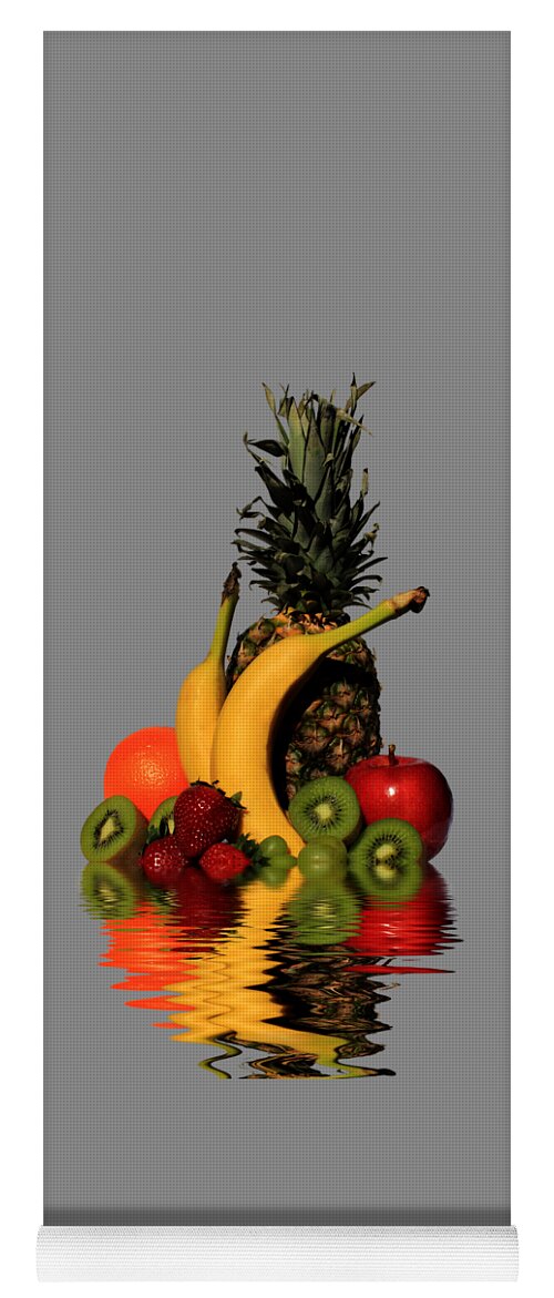 Fruit Yoga Mat featuring the photograph Fruity Reflections - Medium by Shane Bechler