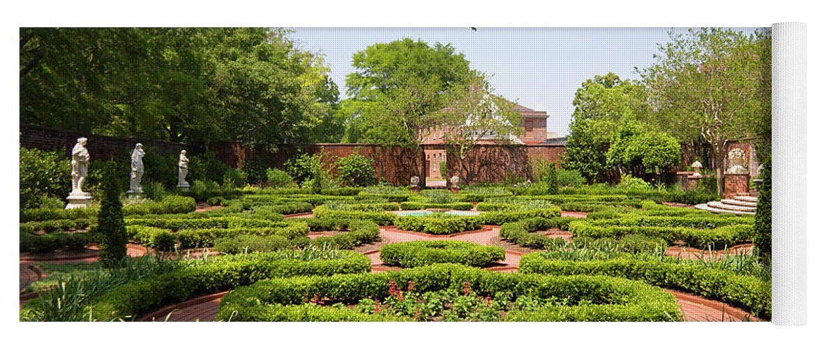 Tryon Palace Yoga Mat featuring the photograph Gardens at Tryon Palace by Jill Lang