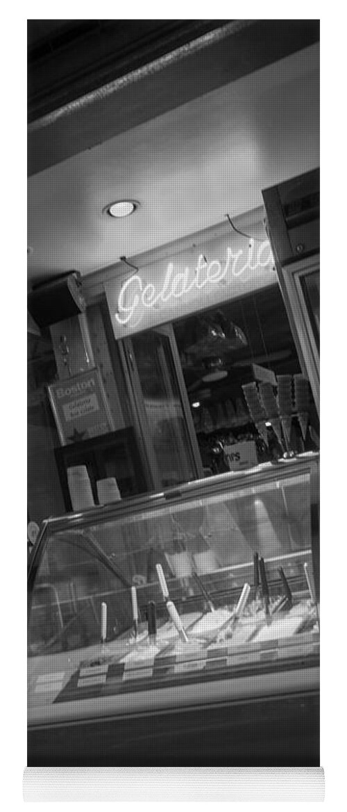 Boston Yoga Mat featuring the photograph Gelateria by SR Green