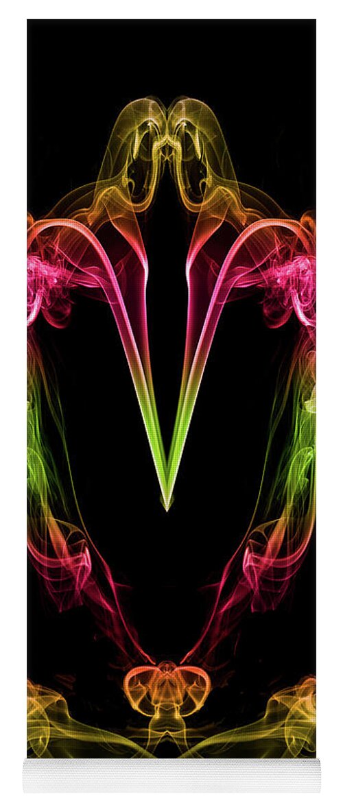 Abstract Yoga Mat featuring the photograph Genie Of The Lamp 1 by Steve Purnell