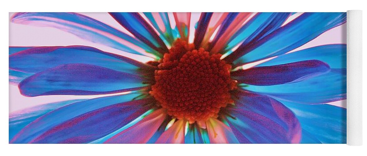 Flower Yoga Mat featuring the photograph Glass Petals by Julie Lueders 