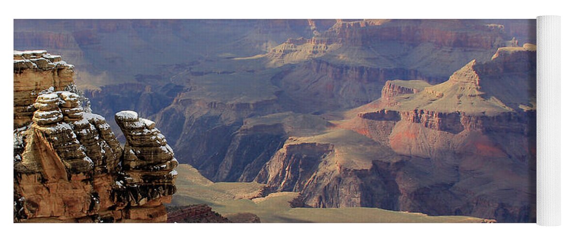 Grand Canyon Yoga Mat featuring the photograph Grand Canyon ab 3948 by Jack Schultz