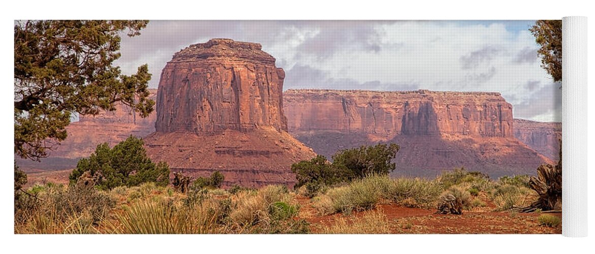 Monument Valley Print Yoga Mat featuring the photograph Grandview by Jim Garrison