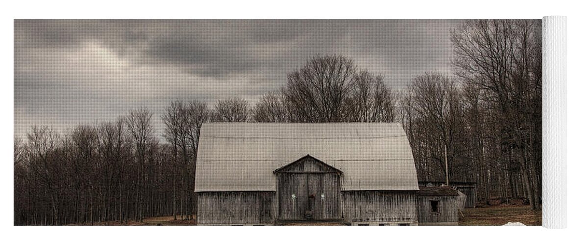 Barn Yoga Mat featuring the photograph Grays by Terry Doyle