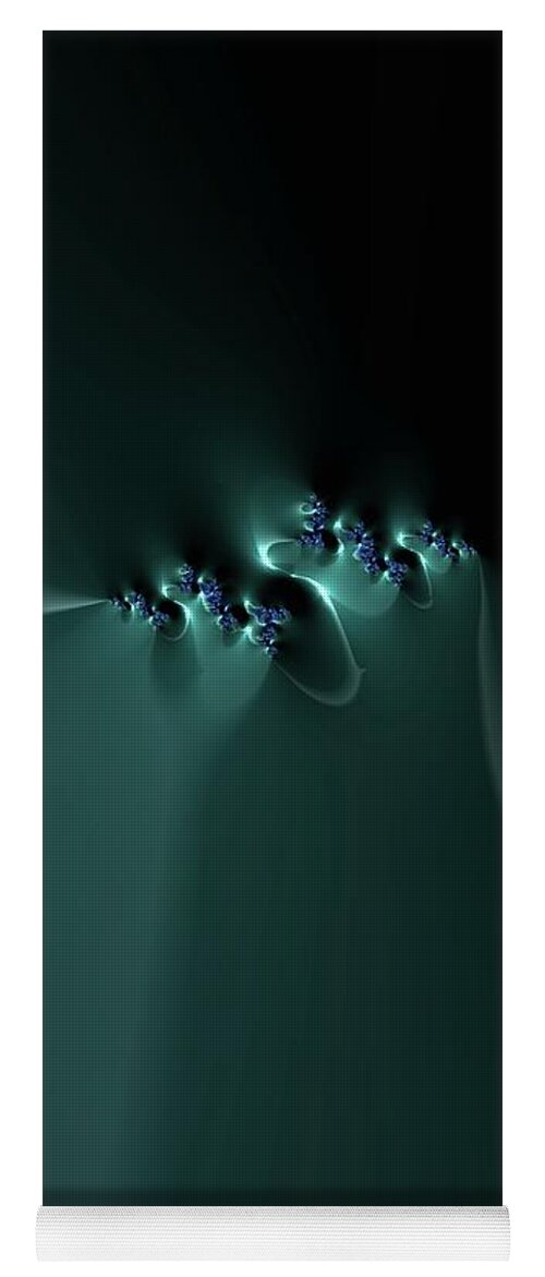 Abstract Yoga Mat featuring the photograph Green Grip by Keith Lyman