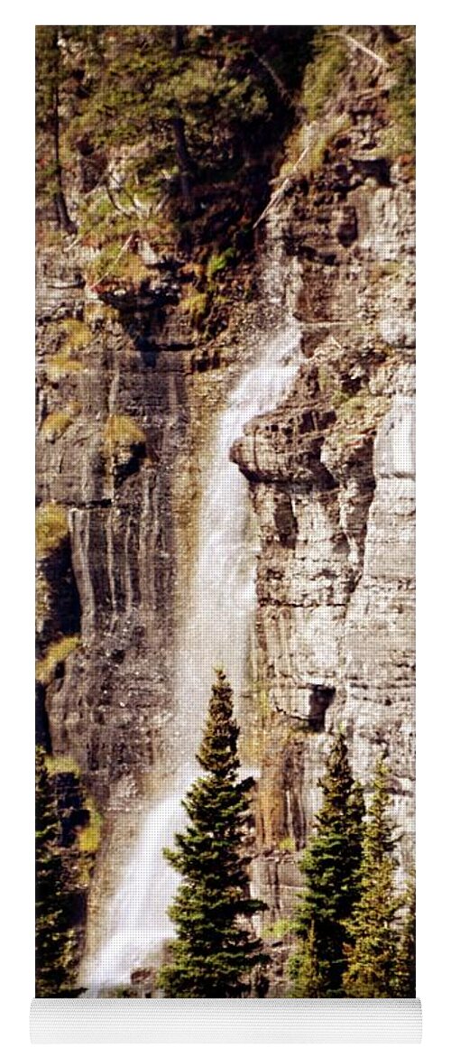 Waterfall Yoga Mat featuring the photograph GTTS Waterfall by Marty Koch