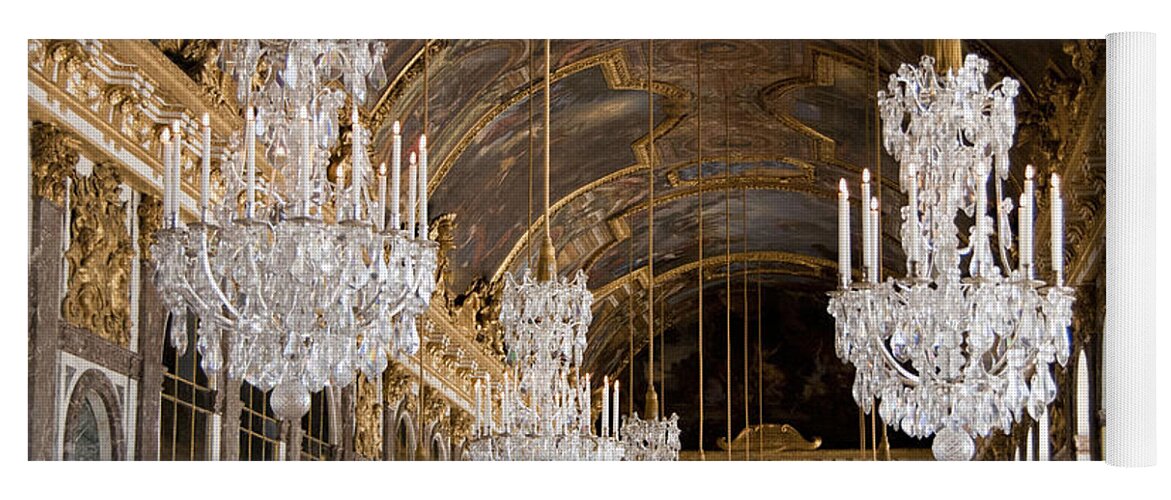 Hall Of Mirrors Palace Of Versailles France Yoga Mat For Sale By