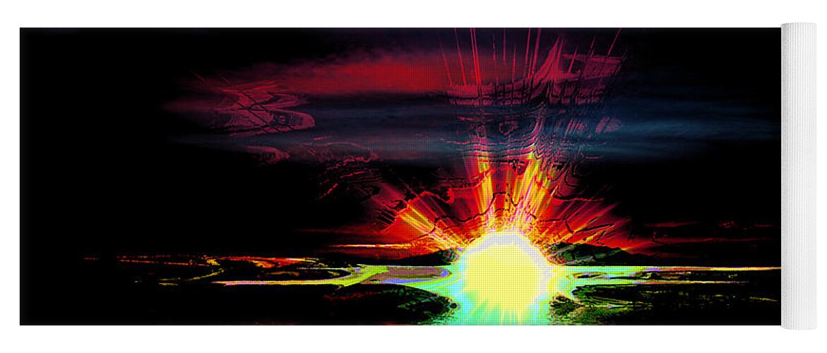 Sunset Yoga Mat featuring the photograph Hallucination by Elaine Hunter