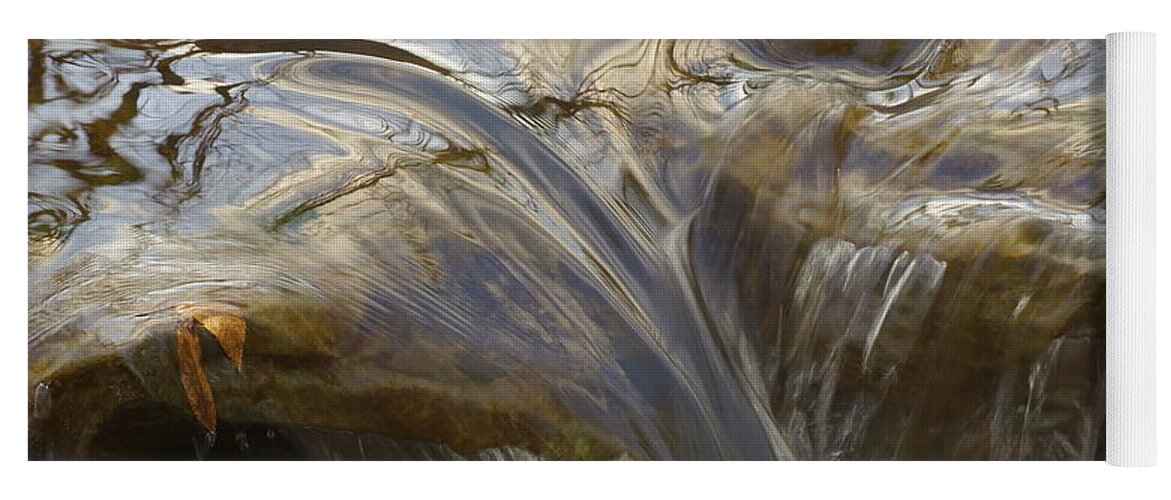 Waterfalls Yoga Mat featuring the photograph Heading down Stream by Jeffery L Bowers