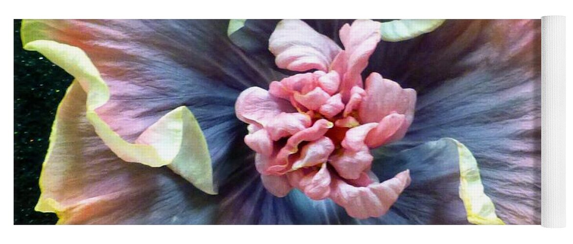 Hibiscus Yoga Mat featuring the photograph Hibiscus 9 by Barbie Corbett-Newmin