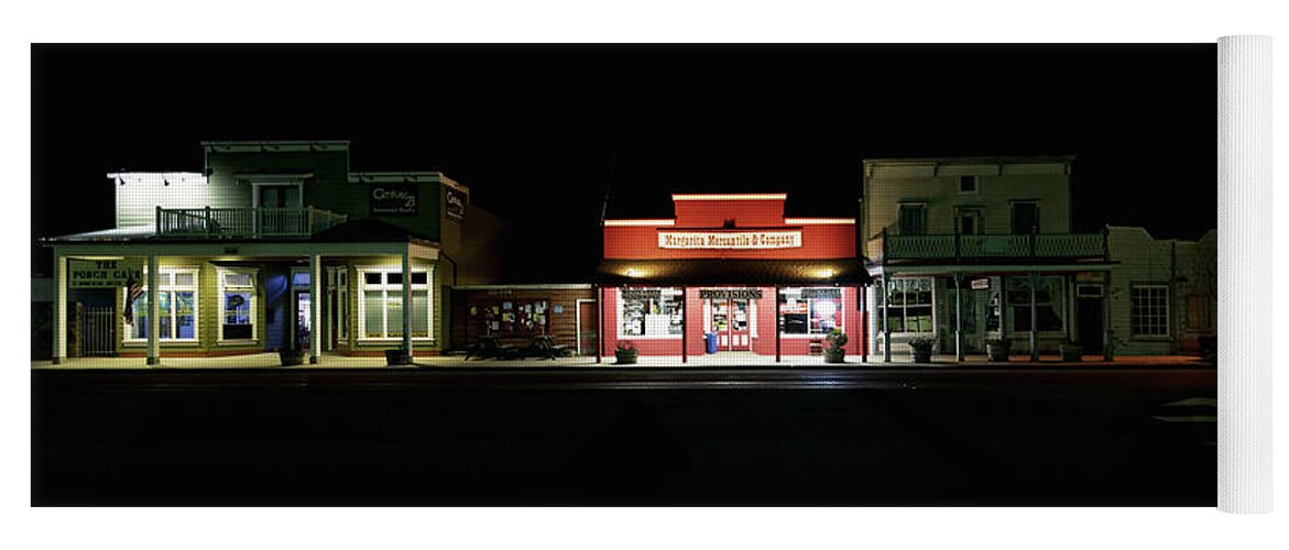 Darin Volpe Architecture Yoga Mat featuring the photograph Hometown America - Santa Margarita, California by Darin Volpe