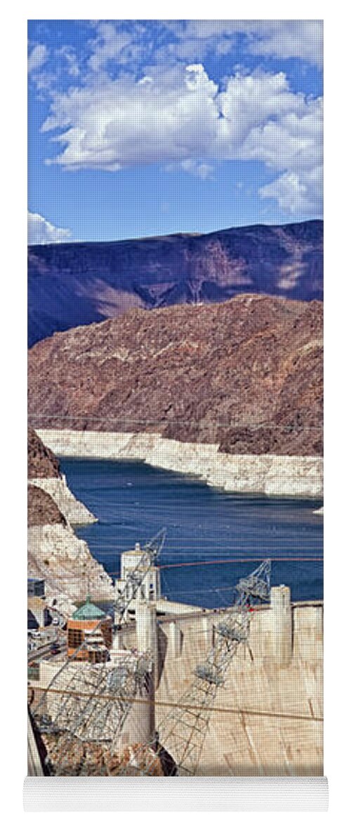 Hoover Dam Yoga Mat featuring the photograph Hoover Dam, Las Vegas by Tatiana Travelways