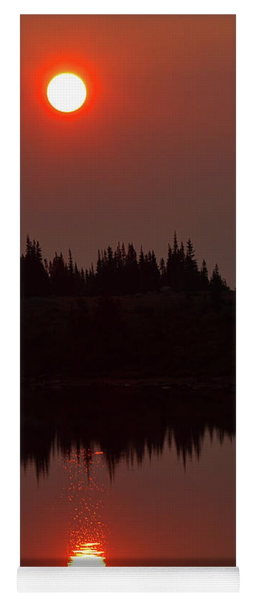 Sunrise Landscape Yoga Mat featuring the photograph House of the Rising Sun by Jim Garrison