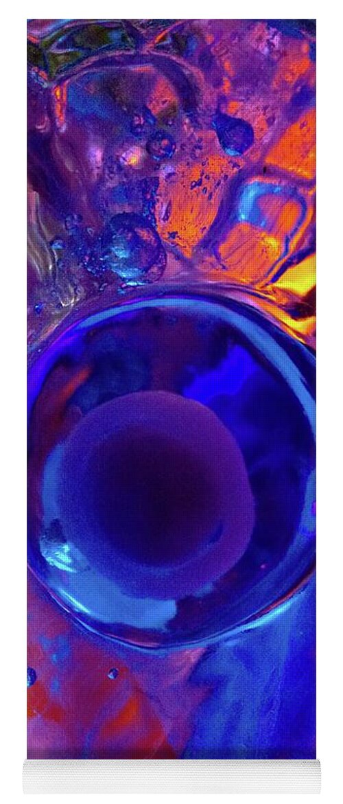 Ice Yoga Mat featuring the photograph Ice Fish Eye 2 by DiDesigns Graphics