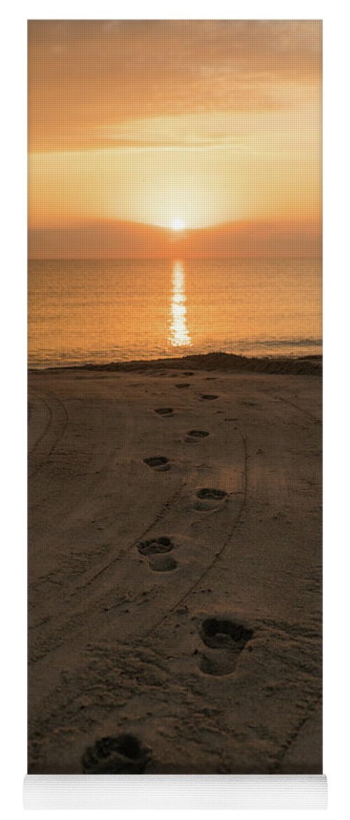 Florida Yoga Mat featuring the photograph I'll Follow The Sun Delray Beach Florida by Lawrence S Richardson Jr