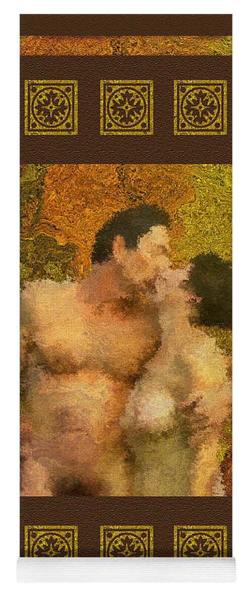 Nudes Yoga Mat featuring the photograph In Love by Kurt Van Wagner