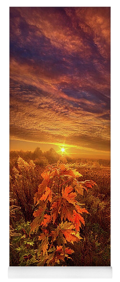 Horizons Yoga Mat featuring the photograph In Perfect Solitude There Is Grace by Phil Koch