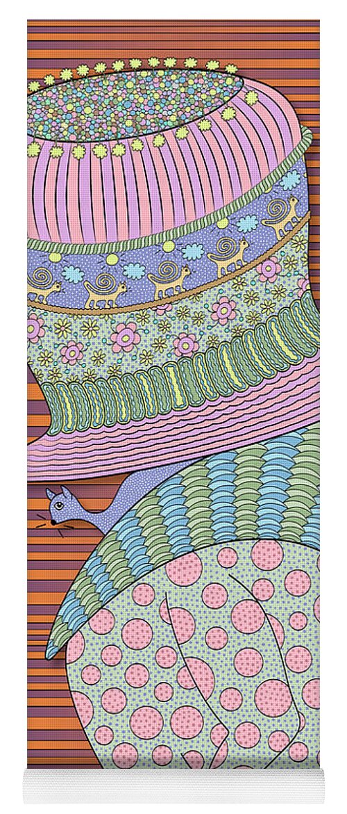 Just Another Pretty Face Yoga Mat featuring the digital art Incognito by Becky Titus