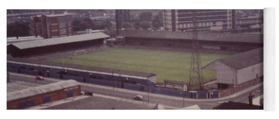  Yoga Mat featuring the photograph Ipswich Town - Portman Road - Aerial View 1 - 1970 by Legendary Football Grounds