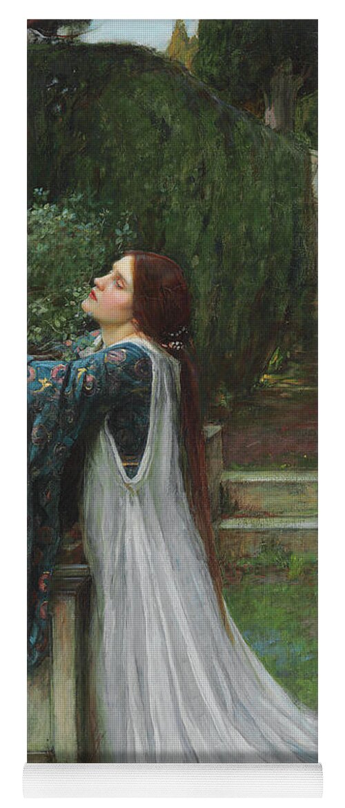 Waterhouse Yoga Mat featuring the painting Isabella and the Pot of Basil by John William Waterhouse