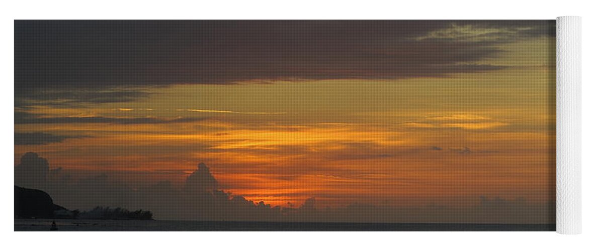 Sunset Yoga Mat featuring the photograph Jamaican Skies by Jessica Myscofski
