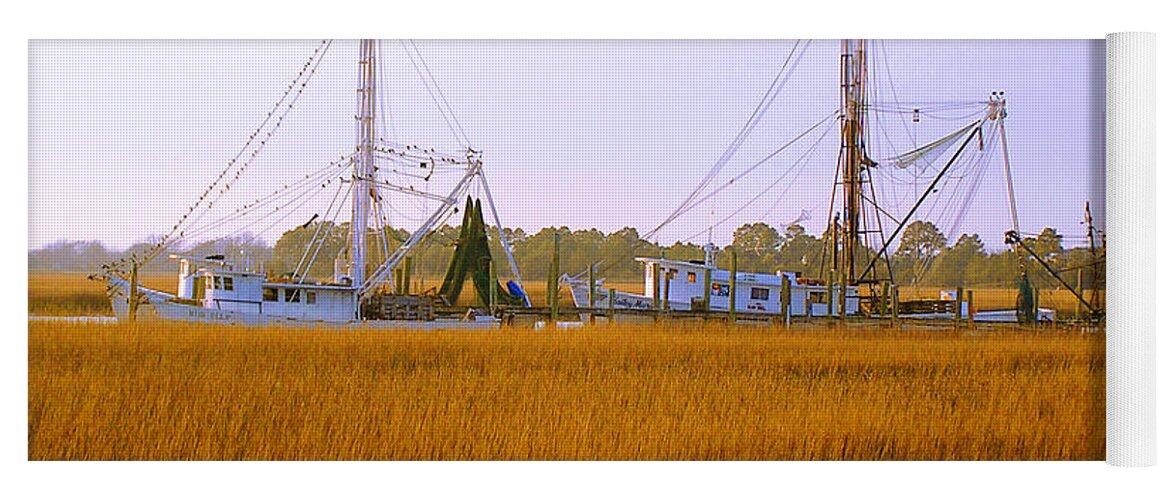 James Island Yoga Mat featuring the photograph James Island by Charles Harden