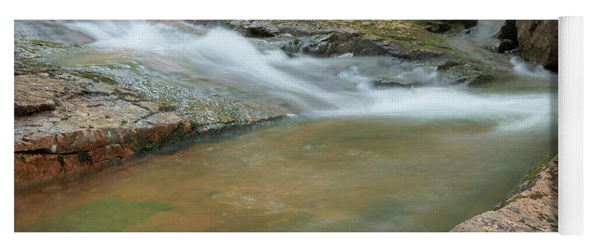 Acadia National Park Yoga Mat featuring the photograph Jordan Stream by Holly Ross